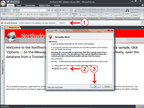 EnableDatabase