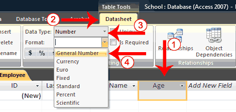 Assign DataType