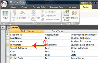 Set Field Properties