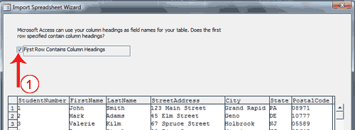 Excel Wizard Step 3