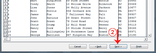 Excel Wizard Step 3