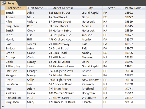 Retrieve Multiple Columns