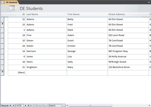 Multiple Items Forms