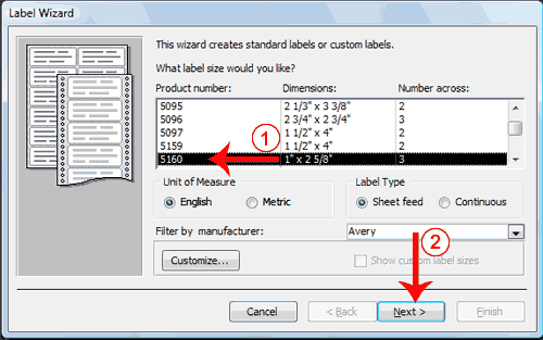 Choose a Product Number