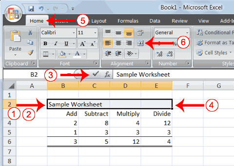 Merge and Center Example