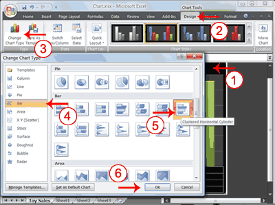 Change Chart Type Example