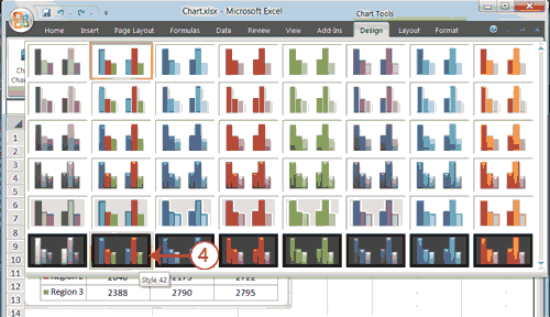 How To Change Chart Style In Excel 2013