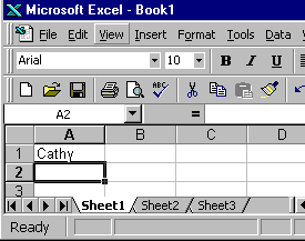 Changeing a Cell Entry