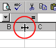 Width Indicator