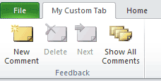 A custom tab
