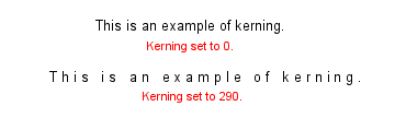 PSP 6 -- Kerning