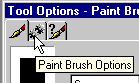 Opções de Paint Brush