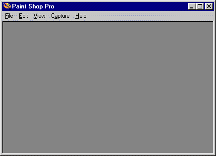 Original Paint Shop Pro Screen