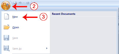 Open a Blank Document 1